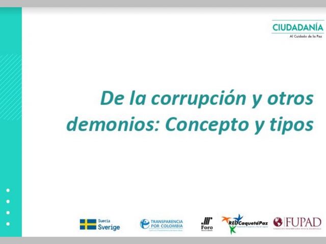 De la Corrupción y otros demonios