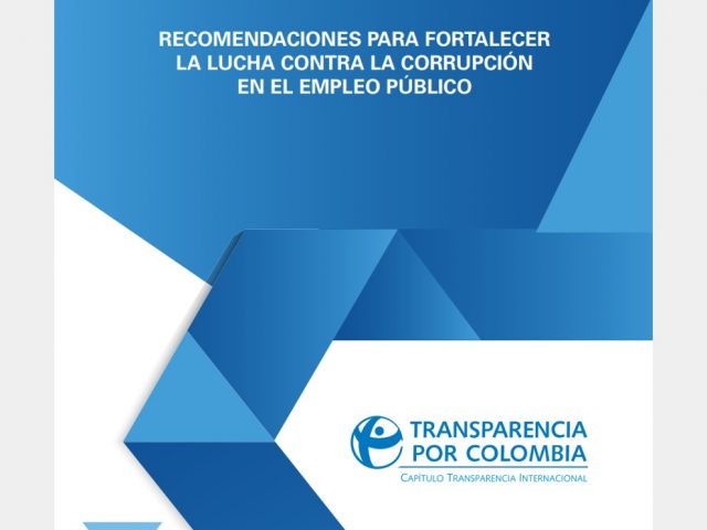 Recomendaciones para fortalecer la lucha contra la corrupción en el empleo público