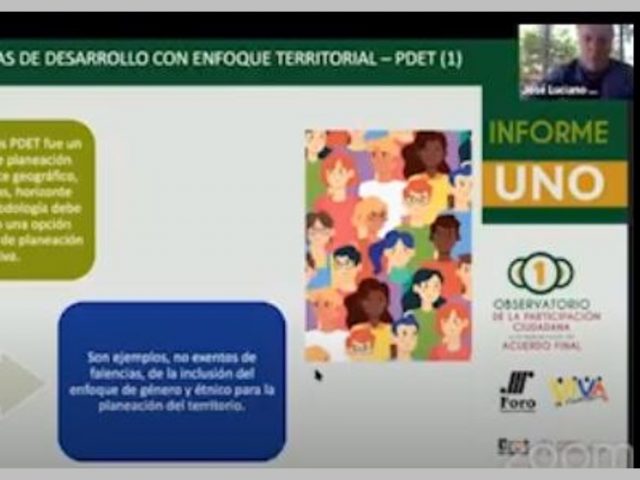 Video Retos de la implementación de los acuerdos de paz PDET y Consejo territorial