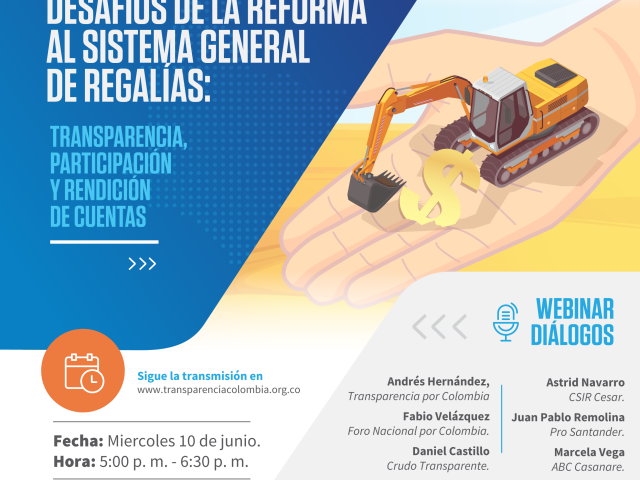 Webinar Desafíos de la reforma al Sistema General de Regalías